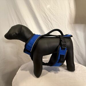 Adjustable Blue Dog Harness